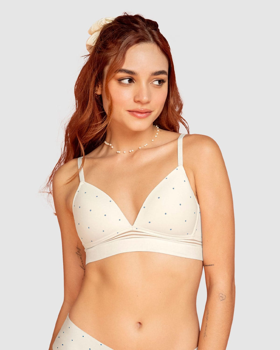 Sujetador ultracómodo sin aros ni estructuras internas