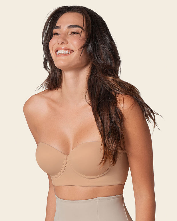 Sin tirantes bustier 360° de perfección#color_801-habano-medio