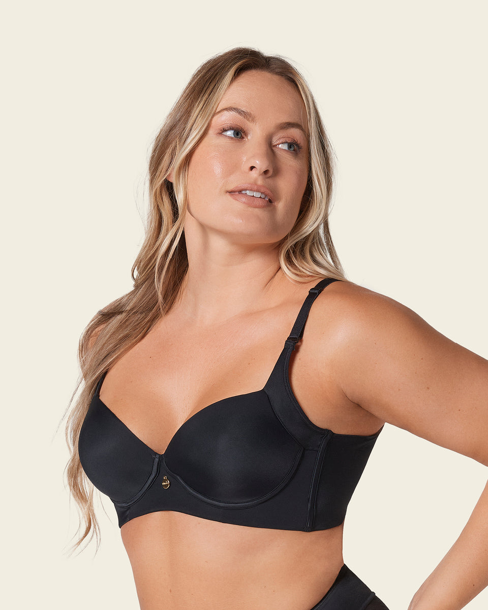 Sujetador de push up suave y cubrimiento alto en sisa y espalda Cover Bra