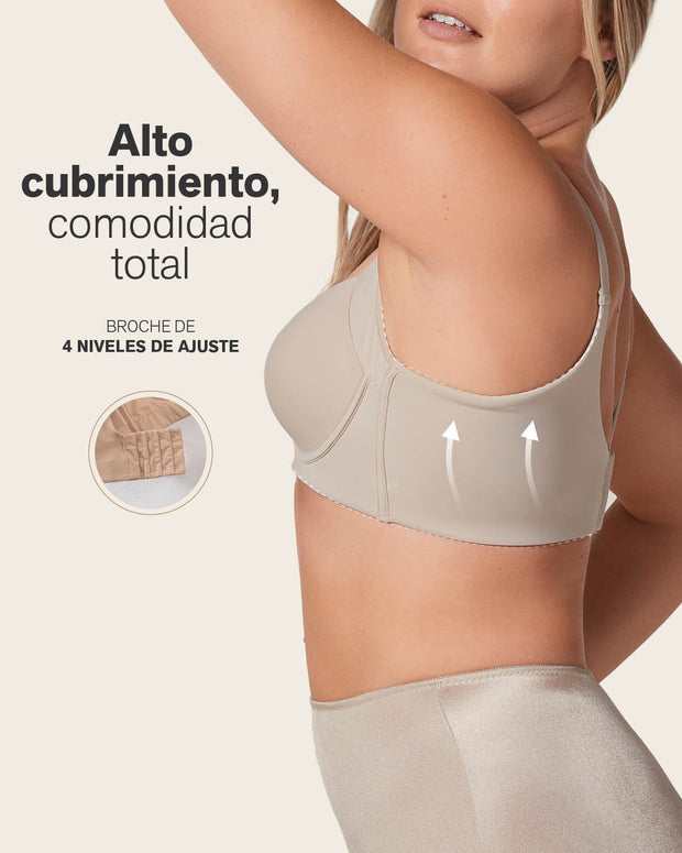 Paquete x 2 sujetadores de push up suave y buen cubrimiento en sisa y espalda Cover Bra#all_variants