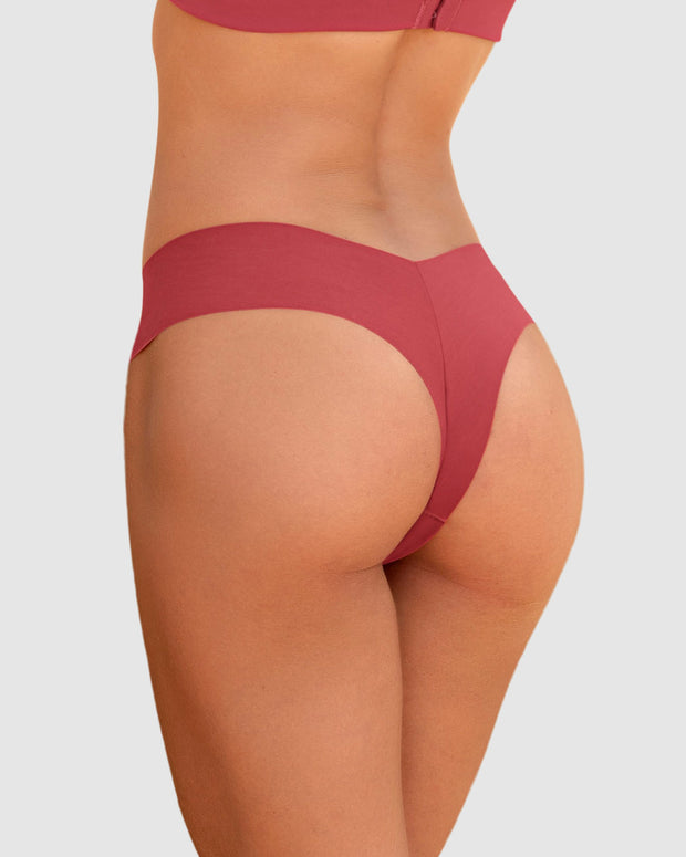 Culotte brésilienne invisible ultra plate sans élastiques et peu de coutures