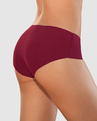 Braga culotte invisible ultraplano sin elásticos y de pocas costuras#color_240-vino