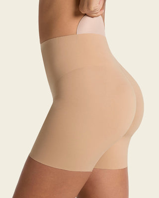 Short de control con almohadillas removibles levanta glúteos#color_801-habano-medio