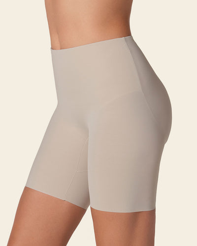 Braga short invisible de control de abdomen efecto levanta glúteos#color_802-beige