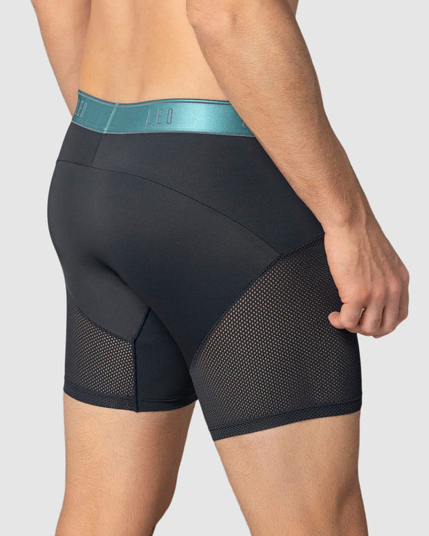 Boxer Homme Long - Taille Large, Respirant, Doux - Lot De Couleurs Unies - Cadeau Idéal Pour Père, Mari, Ami - 4