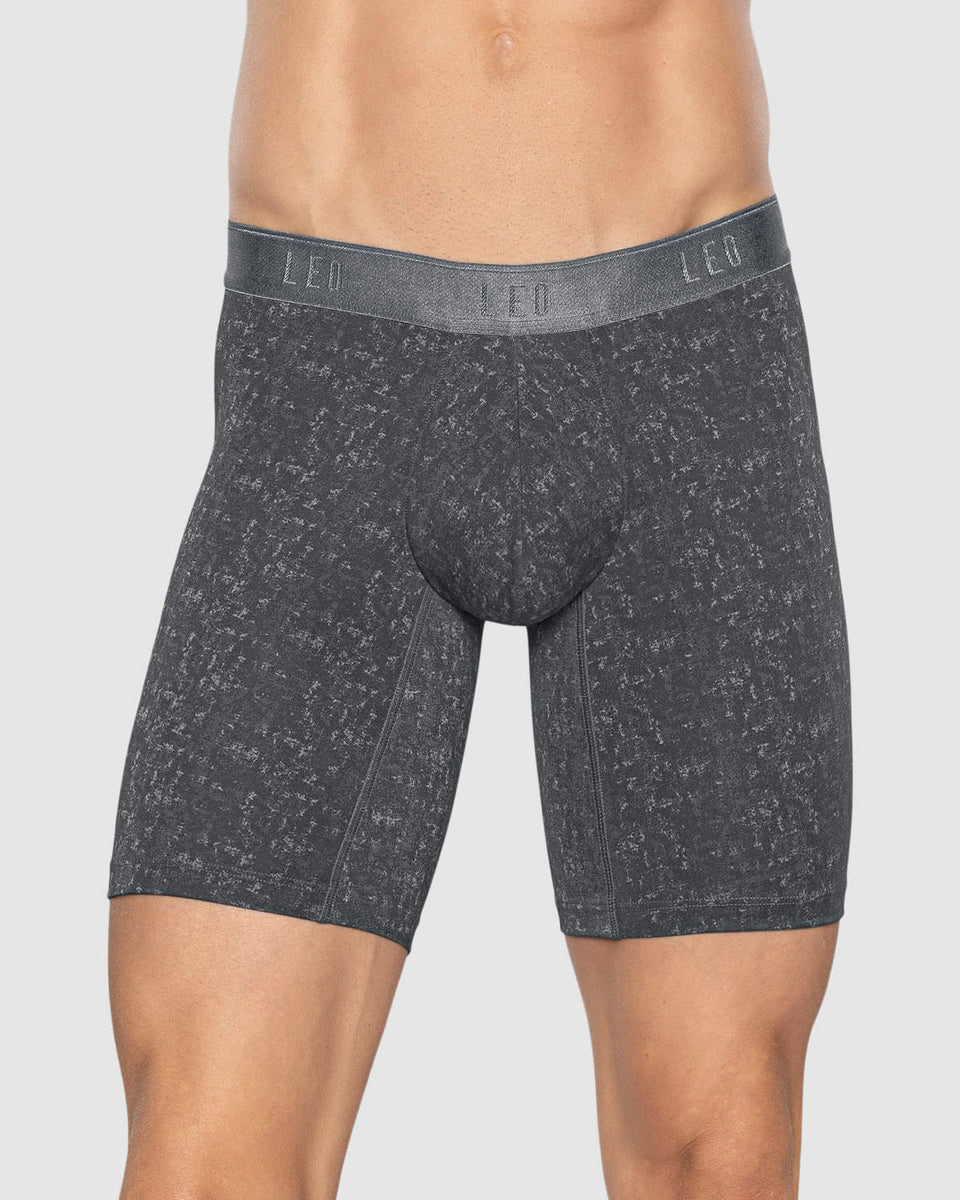Boxer Long Homme Noël - Caleçon Rigolo Respirant Sans Couture - Confort Sport Et Maintien - Idée Cadeau Fêtes
