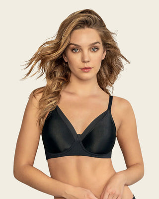 Sujetador clásico con transparencia: natural support#color_700-negro
