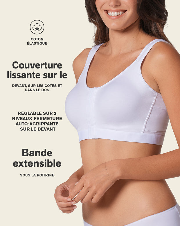 Sujetador tipo top multiusos en algodón all in one bra#color_000-blanco
