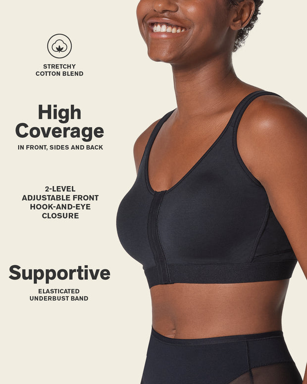 Sujetador tipo top multiusos en algodón all in one bra#color_700-negro
