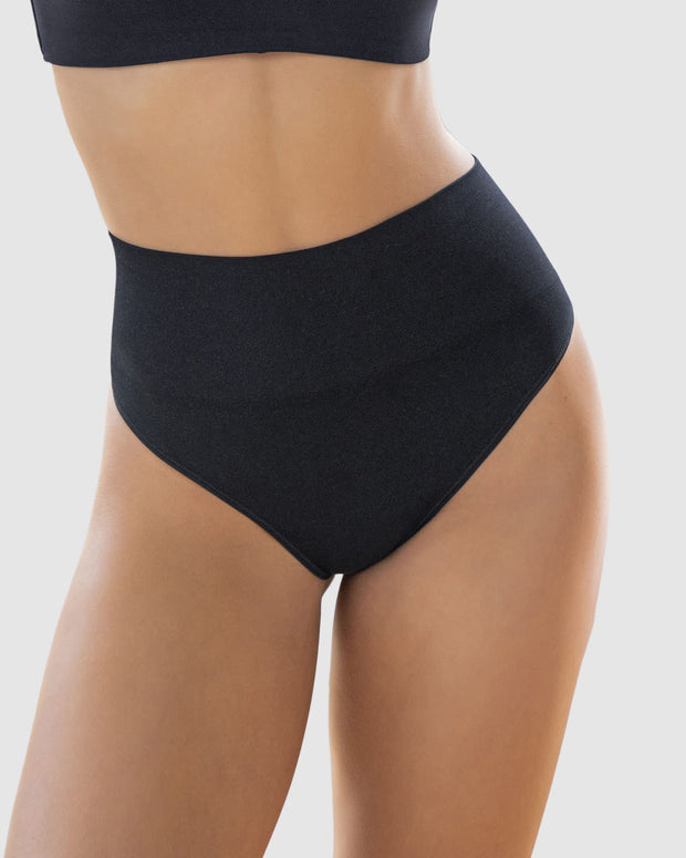 Tanga seamless tiro alto#color_700-negro