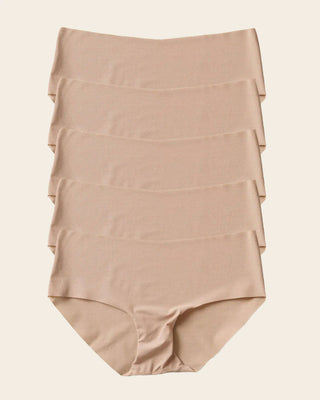 Braga culotte invisible ultraplano sin elásticos y de pocas costuras#color_802-habano-claro