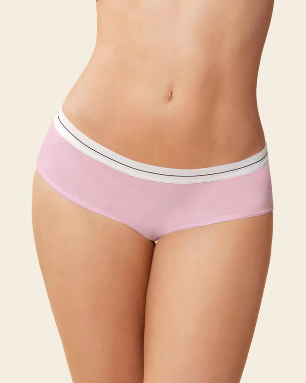 Paquete x 5 bragas estilo culotte#color_s14-verde-verde-medio-morado-rosa-marfil