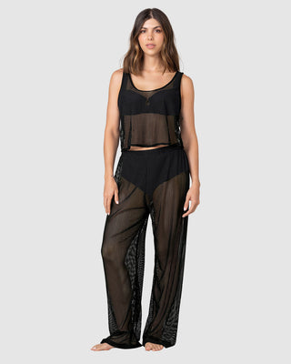 Set en malla, pantalón y camiseta#color_700-negro