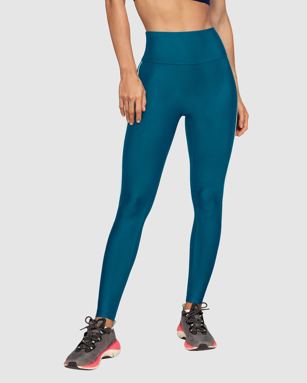 Legging deportivo tiro alto con corte en glúteos tipo corazón#color_541-azul