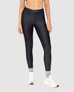 Legging deportivo con pretina en forma de V#color_700-negro