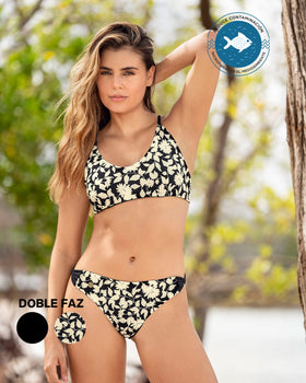 Bikini doble cara tecnología BIO-PET#color_744-estampado-flores-negro
