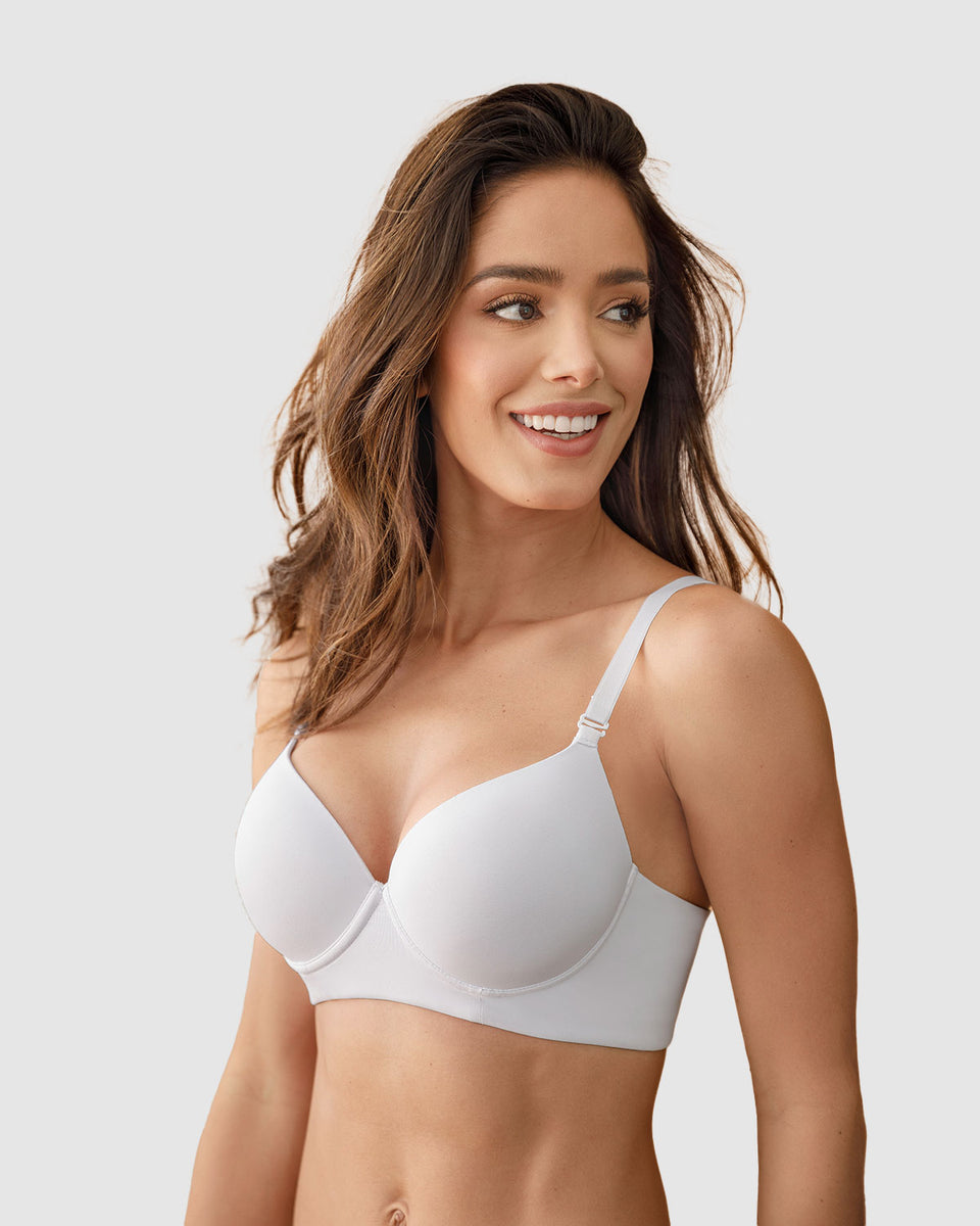 Sujetador triangular de push up alto