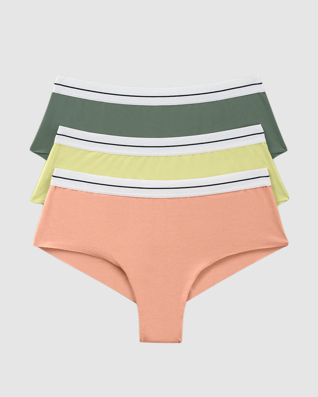 Braguita tiro bajo paquete x 3 ultracómodos#color_s17-verde-medio-mandarina-medio-verde-claro
