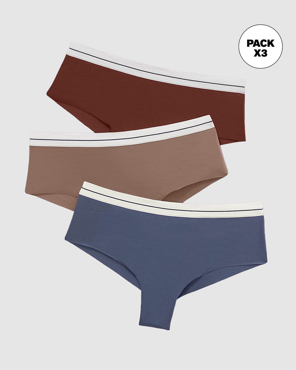 Braguita tiro bajo paquete x 3 ultracómodos