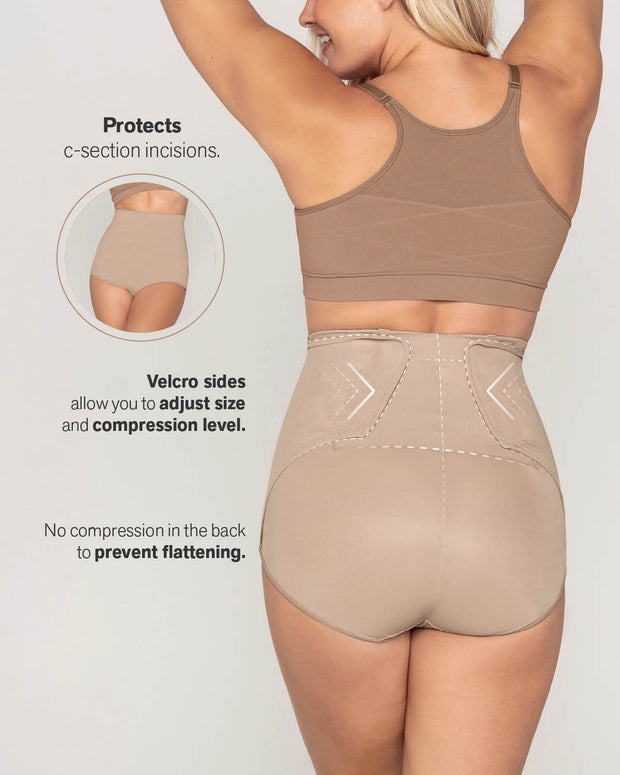 Braga faja postparto y postquirúrgico con mayor cubrimiento de abdomen#all_variants