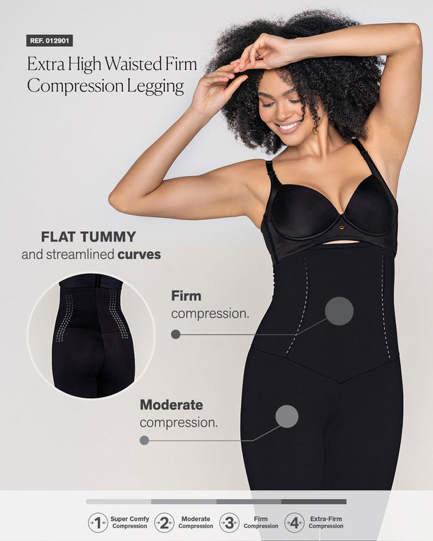 Legging de tiro alto con control fuerte de abdomen#all_variants