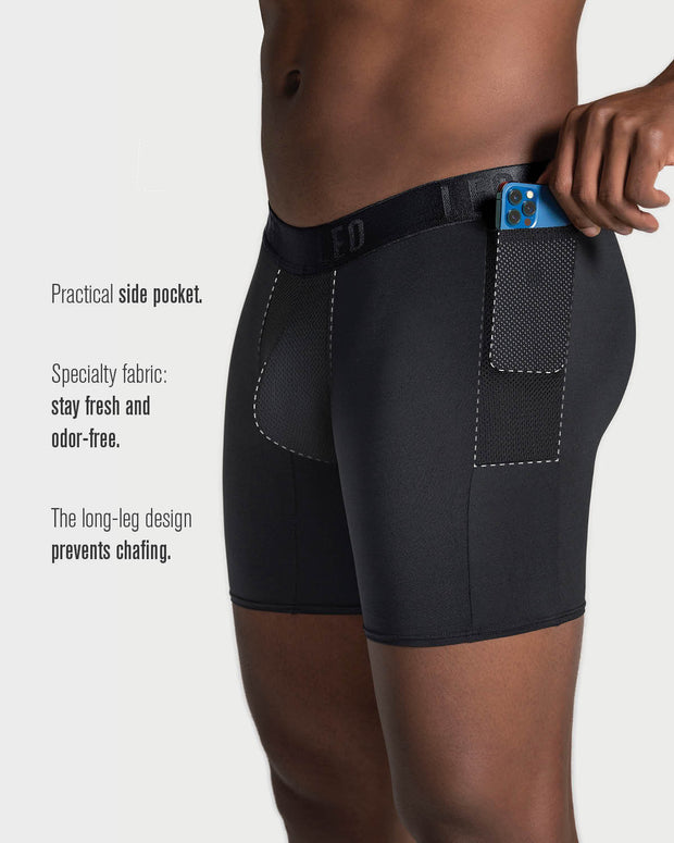 Bóxer deportivo con bolsillo lateral#all_variants