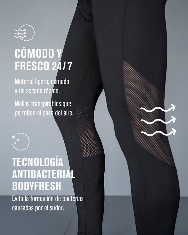 Paquete x 5 licras deportivas en microfibra con mallas transpirables para hombre#all_variants